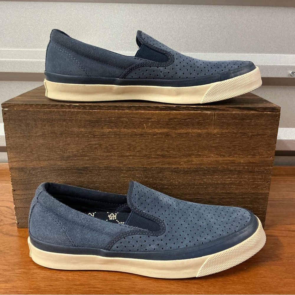 Converse CONS Deckstar X Tommy Guerrero Blue Suede Skateboard Loafer Men Size 8